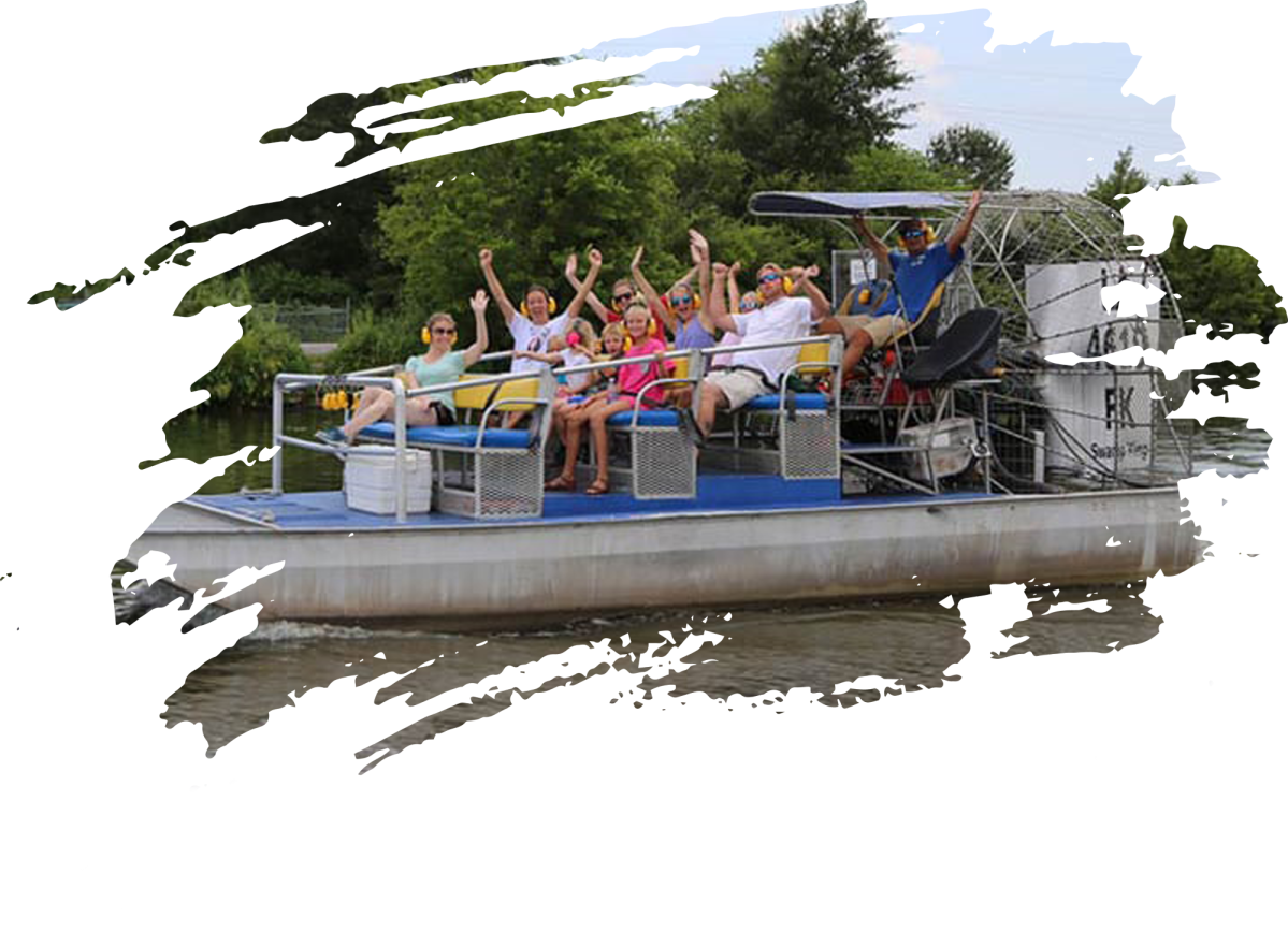airboat img a group of people on a boat
